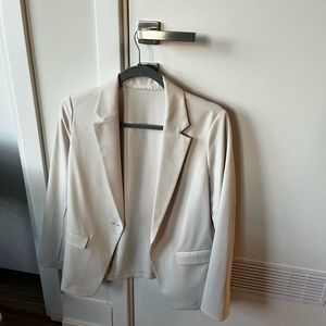 2 Black and White Blazers